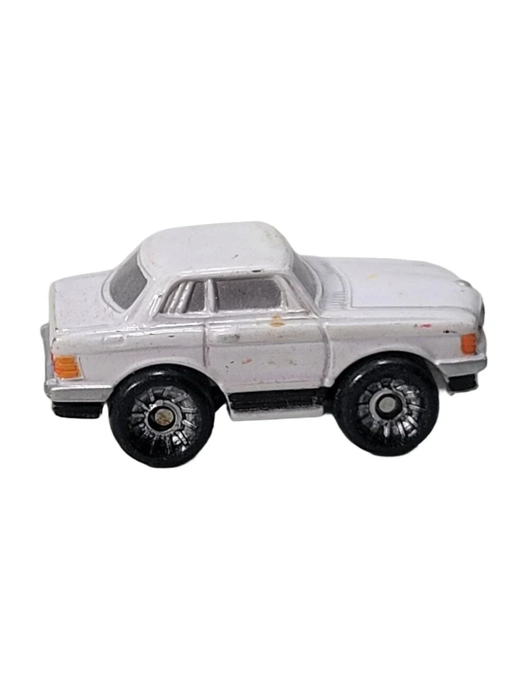 Vintage Micro Machines Mercedes Benz 450 SLC White Sun Changers Car Galoob 1989
